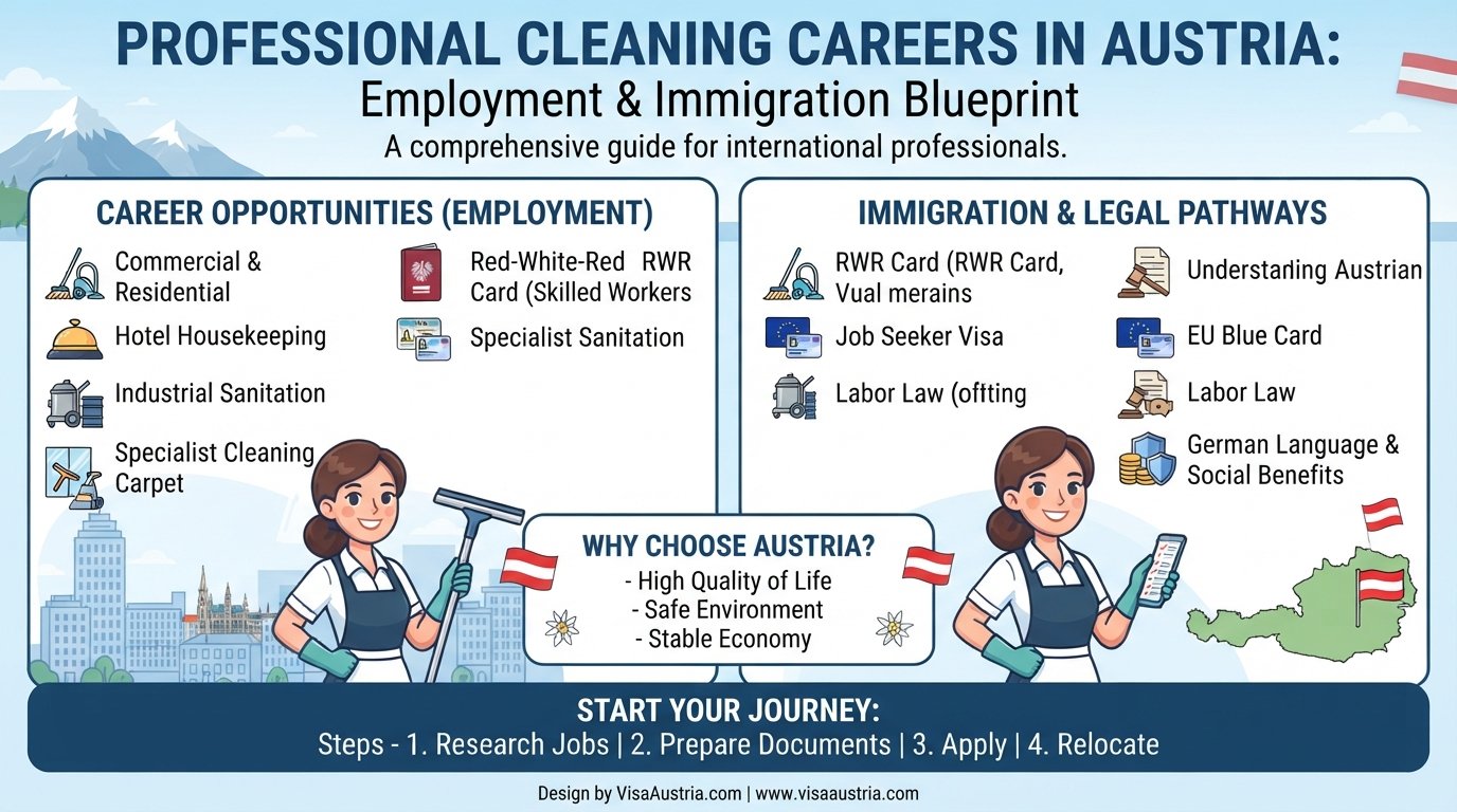 Professional Cleaning Careers in Austria: Employment & Immigration Blueprint
